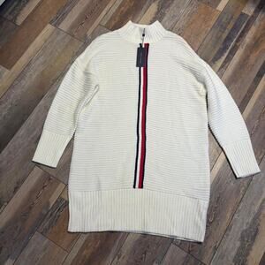 Y2k Tunic Sweater | Knit Sporty Preppy Athleisure longeline